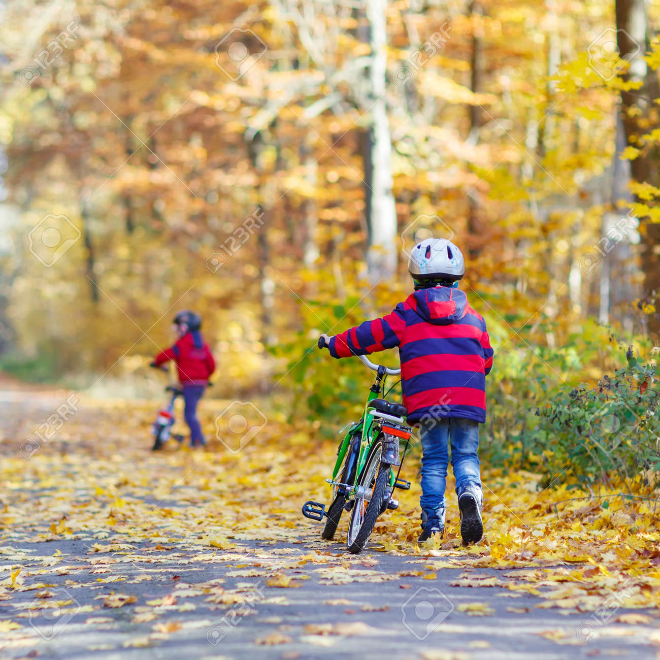 2 小さな子供男の子 バイクと秋の森の親友 アクティブな兄弟 自転車と子供 の写真素材 画像素材 Image 2 小さな子供男の子 バイクと秋の森の親友 アクティブな兄弟 自転車と子供 の写真素材 画像素材 Image