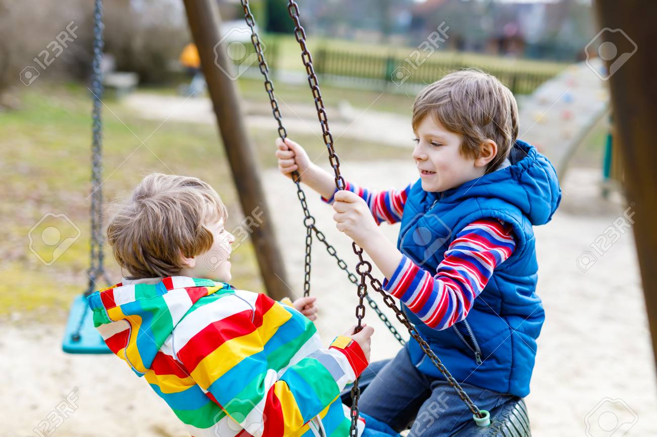 two kid swing