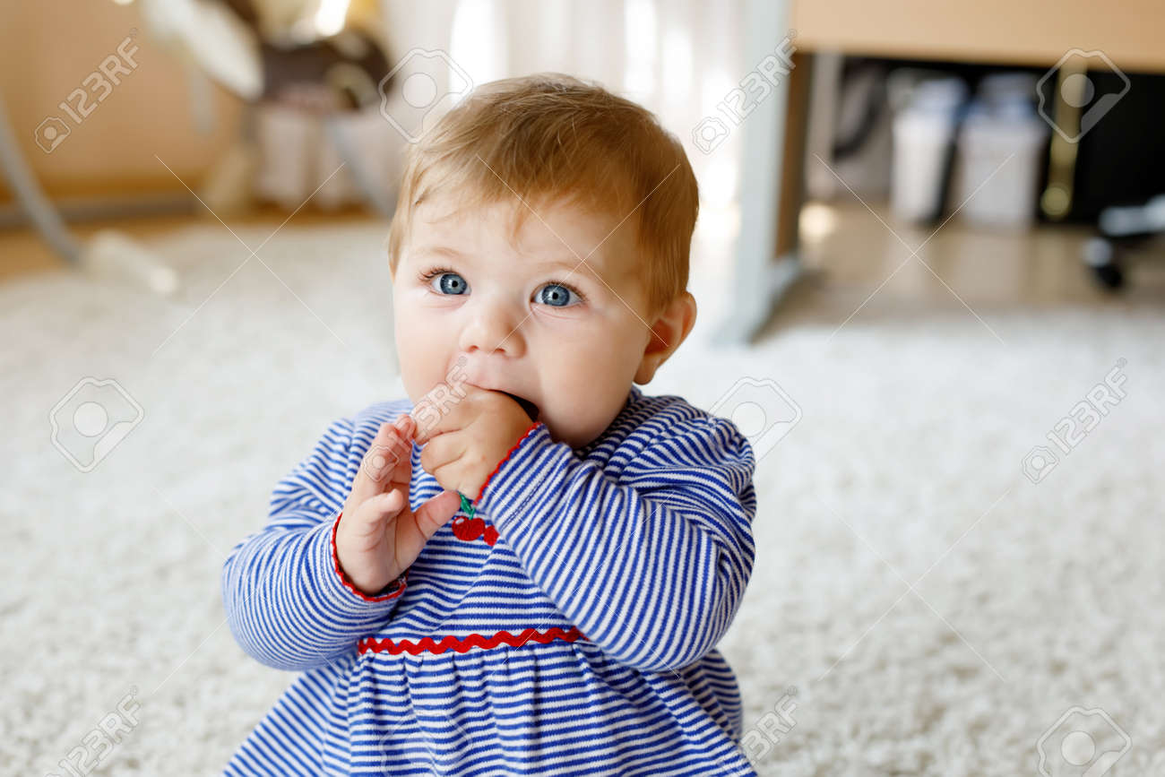 cute healthy baby girl