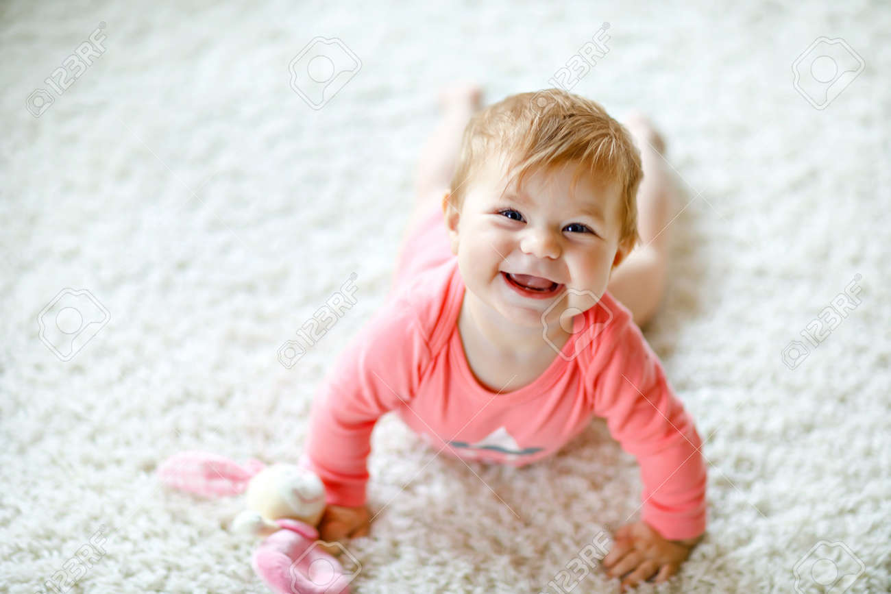 cute healthy baby girl