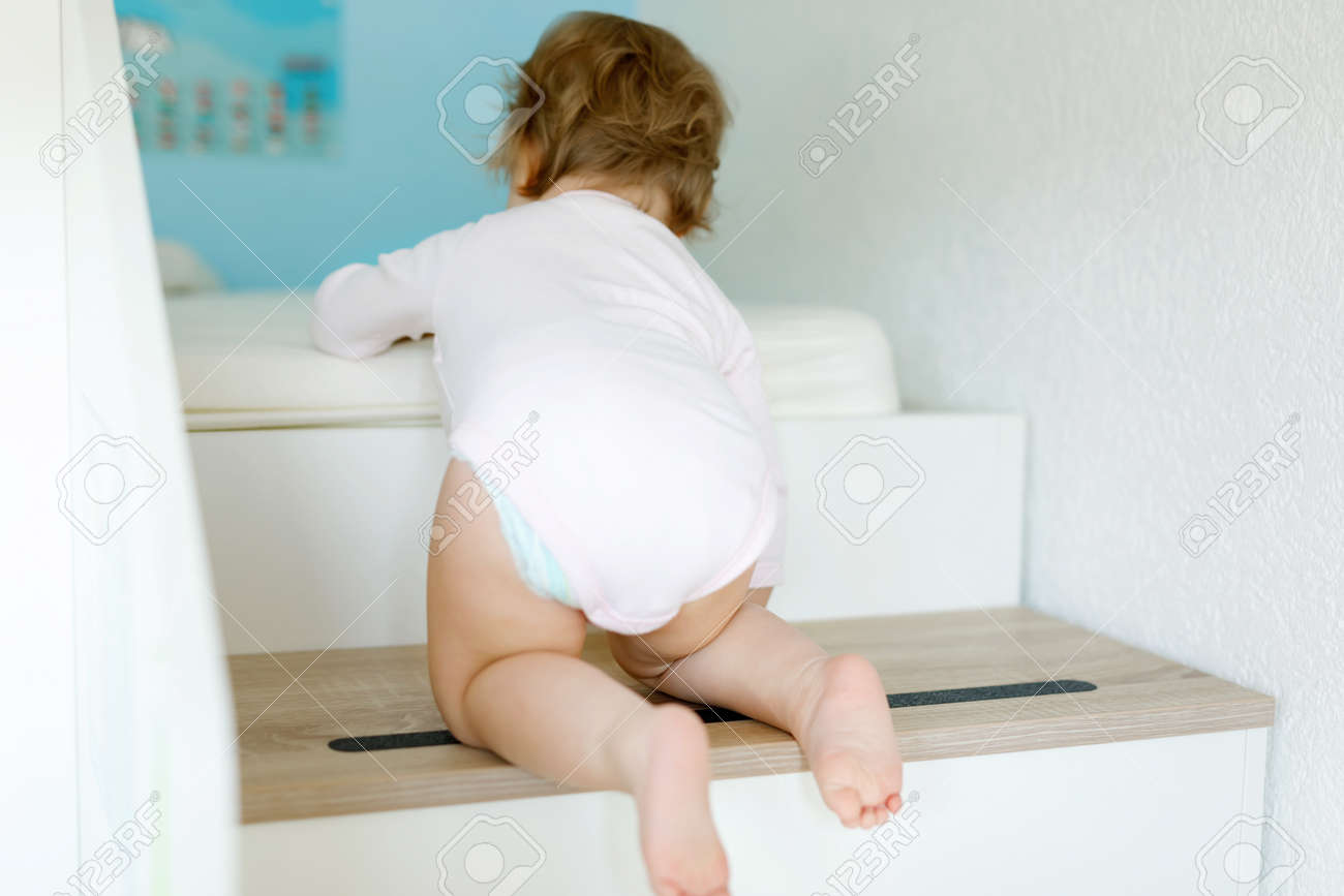 when can baby climb stairs