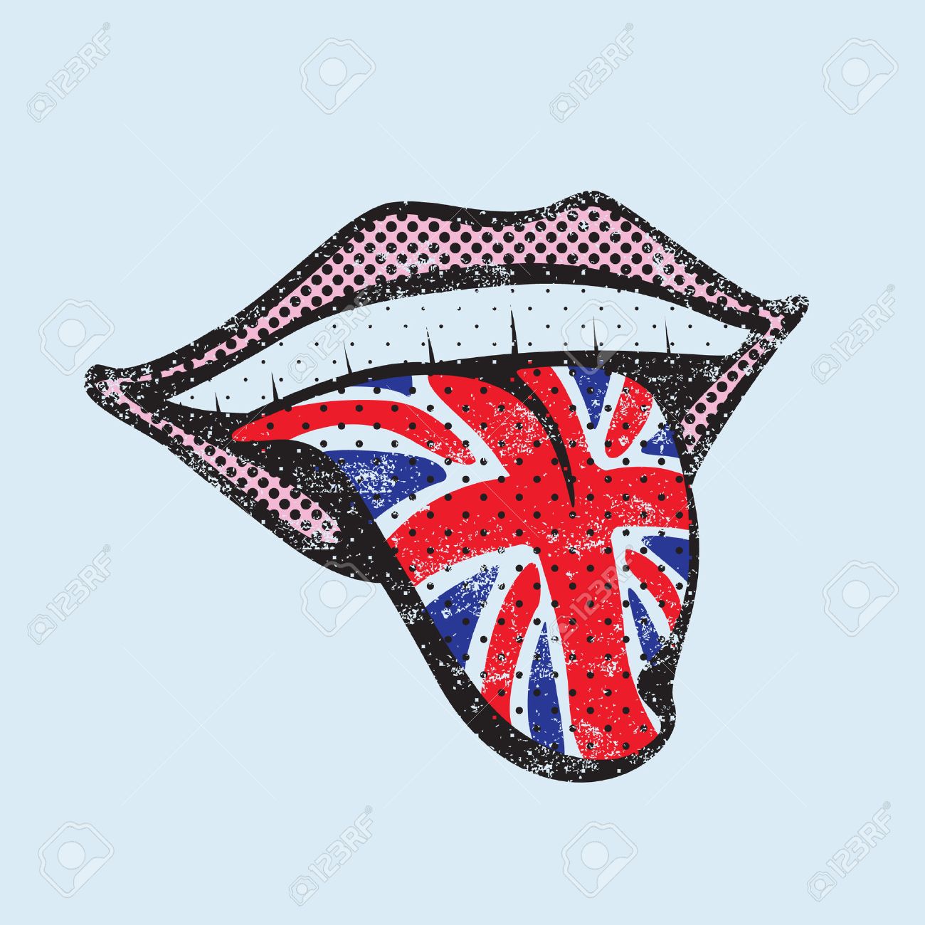 Gran Lengua Bandera De Gran Bretaña Concepto Idioma Inglés Lengua Inglés Ilustraciones Vectoriales Clip Art Vectorizado Libre De Derechos Image 47163116