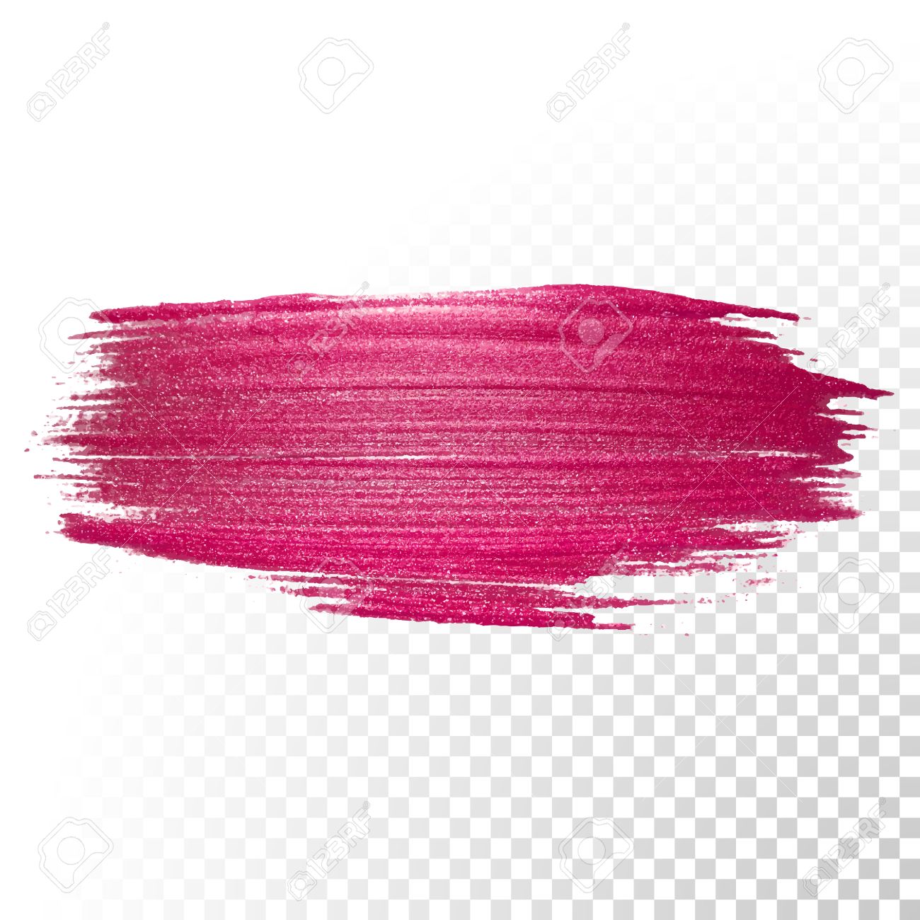 Vector pink watercolor brush stroke. Abstract polish splash trace shape. Red oil paint smear line on transparent background - 52889577 Vector pink watercolor brush stroke. Abstract polish splash trace shape. Red oil paint smear line on transparent background - 52889577