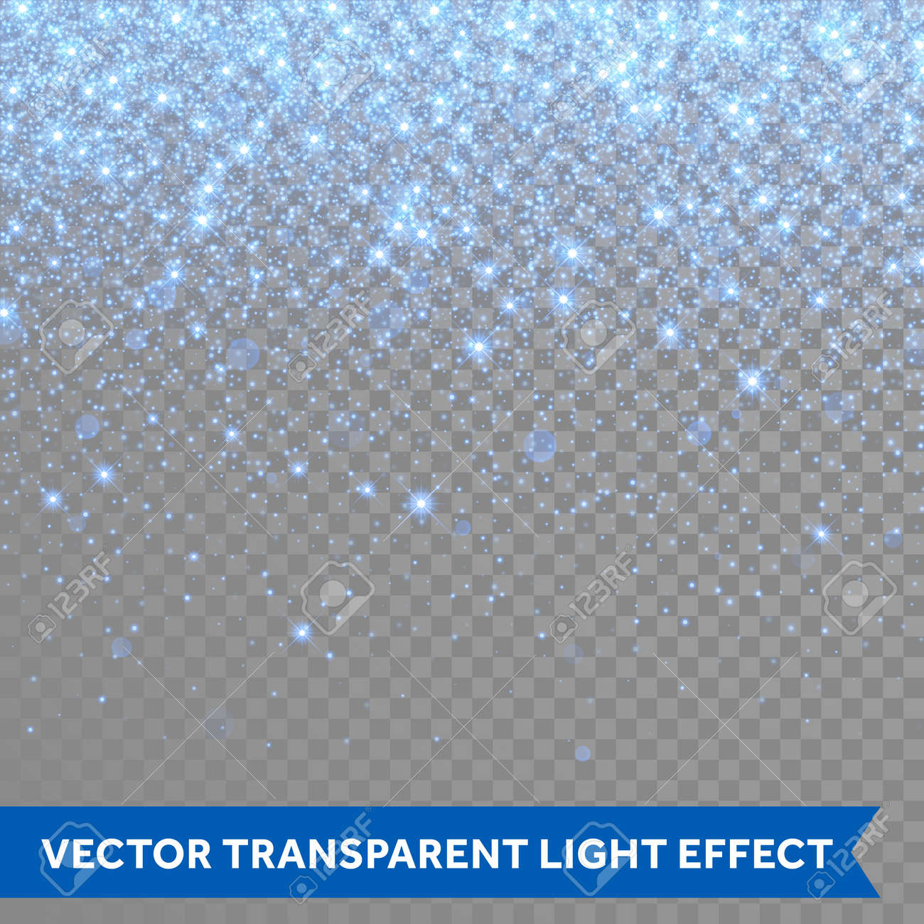 Vector neon blue glitter particles background effect for luxury greeting rich card. Sparkling snow flakes texture. Star dust sparks in explosion on transparent background. - 62012773 Vector neon blue glitter particles background effect for luxury greeting rich card. Sparkling snow flakes texture. Star dust sparks in explosion on transparent background. - 62012773