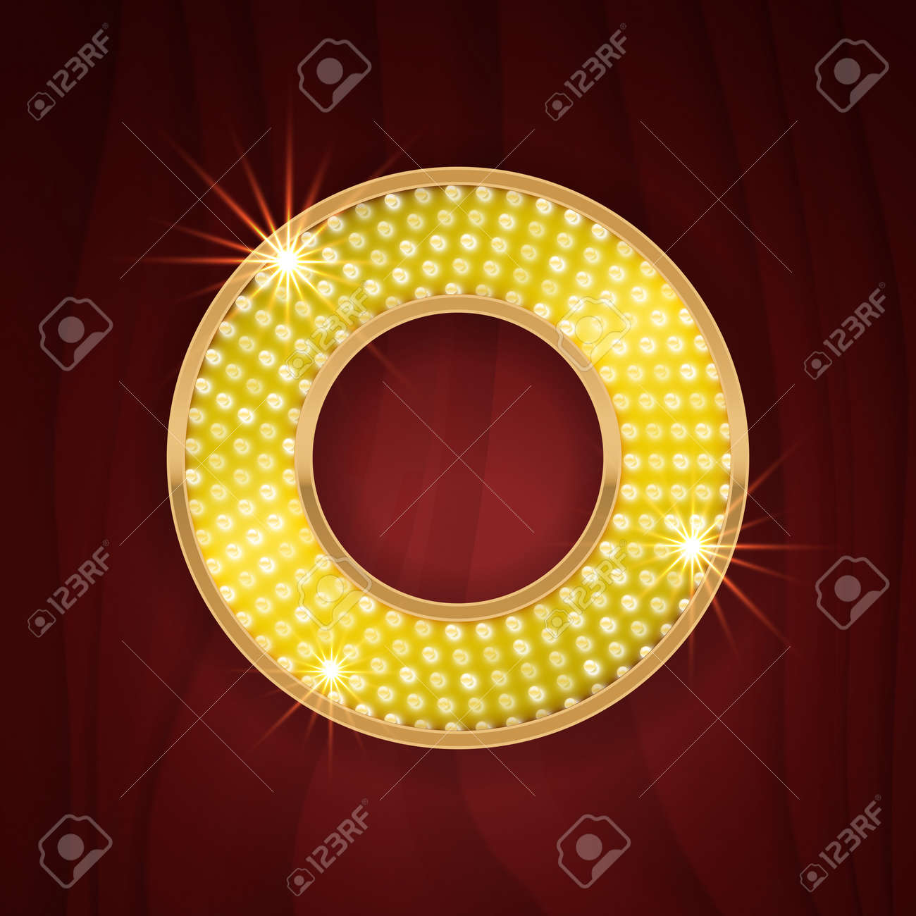 gold light lamp bulb letter o sparkling lightning glitter shine show and tell letter o