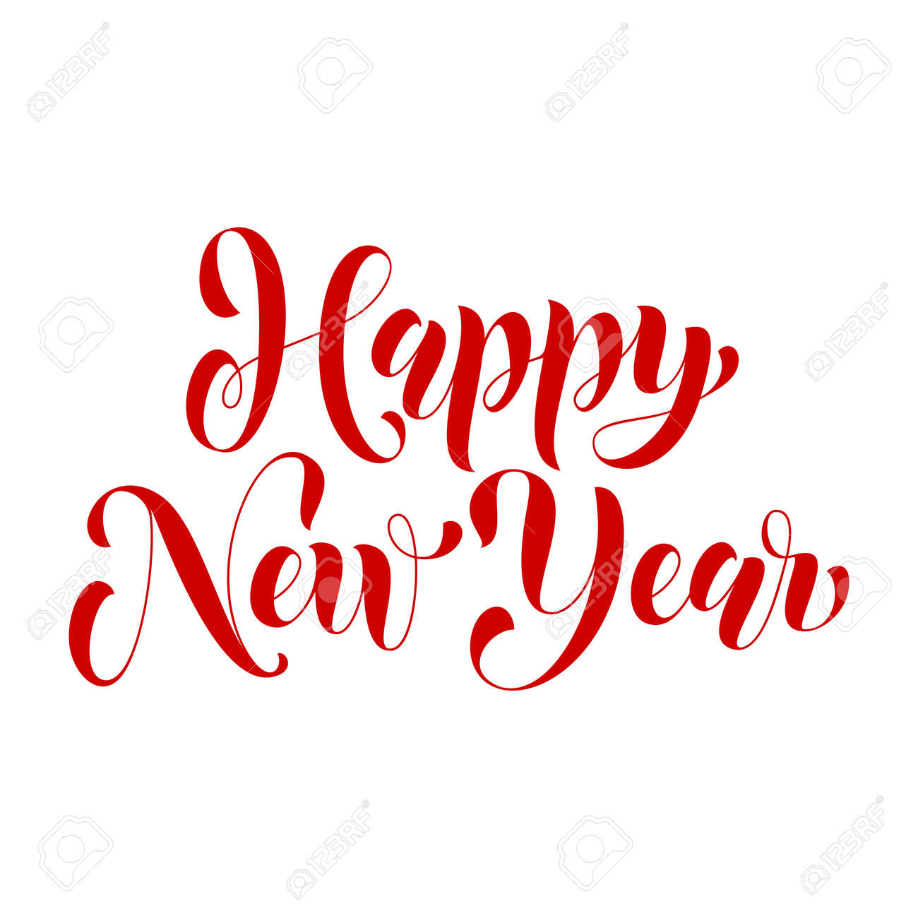 Diseno De Letras Para La Plantilla De Tarjeta De Felicitacion De Feliz Ano Nuevo Tipo De Letra De Estilo Caligrafico Para Banner Vector Texto Caligrafia Y Tipografia Creativa Para El Cartel De
