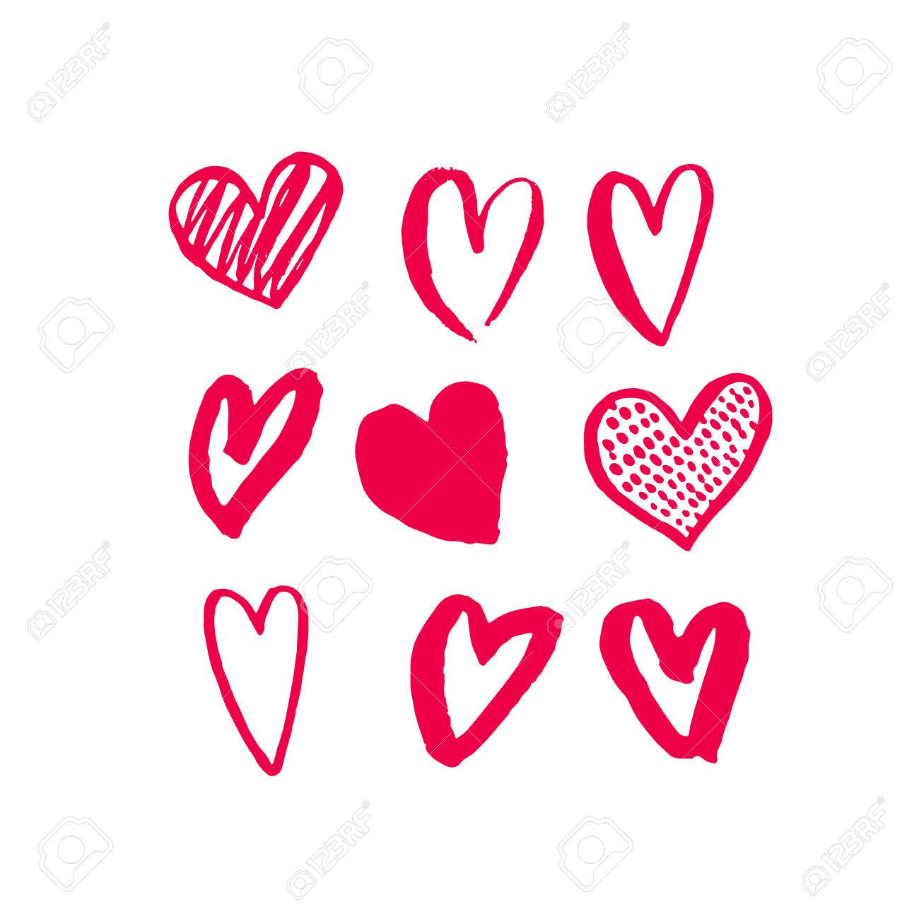 valentines hearts saint valentine day red heart pattern for valentines heart templates