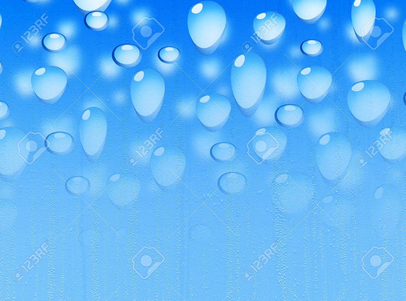 business card or background design based on water drops stock photo