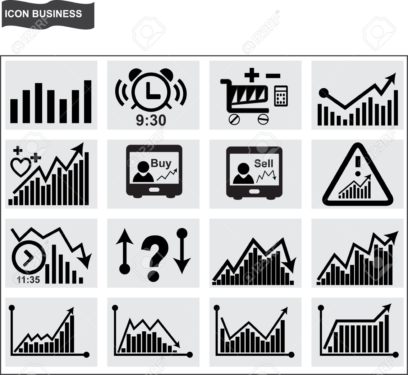 Business And Finance Stock Trading Icon Royalty Free SVG, Cliparts,  Vectors, and Stock Illustration. Image 30444697.