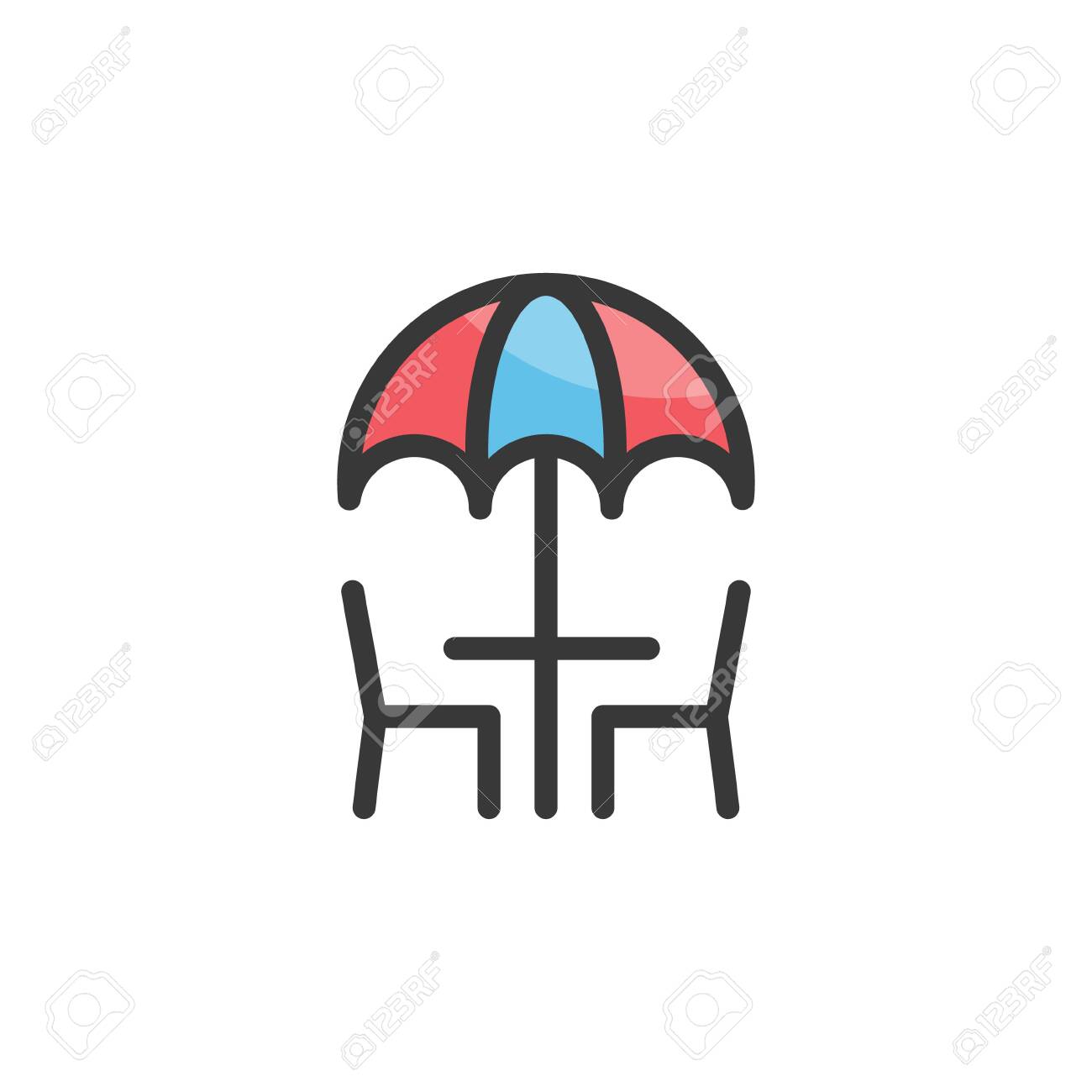 beach chair logo