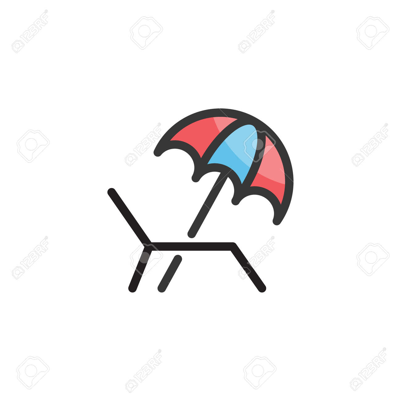 beach chair logo