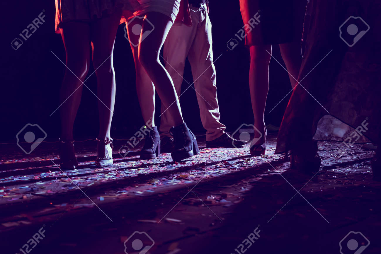 Legs of dancing people at the party. - 89904851 Legs of dancing people at the party. - 89904851
