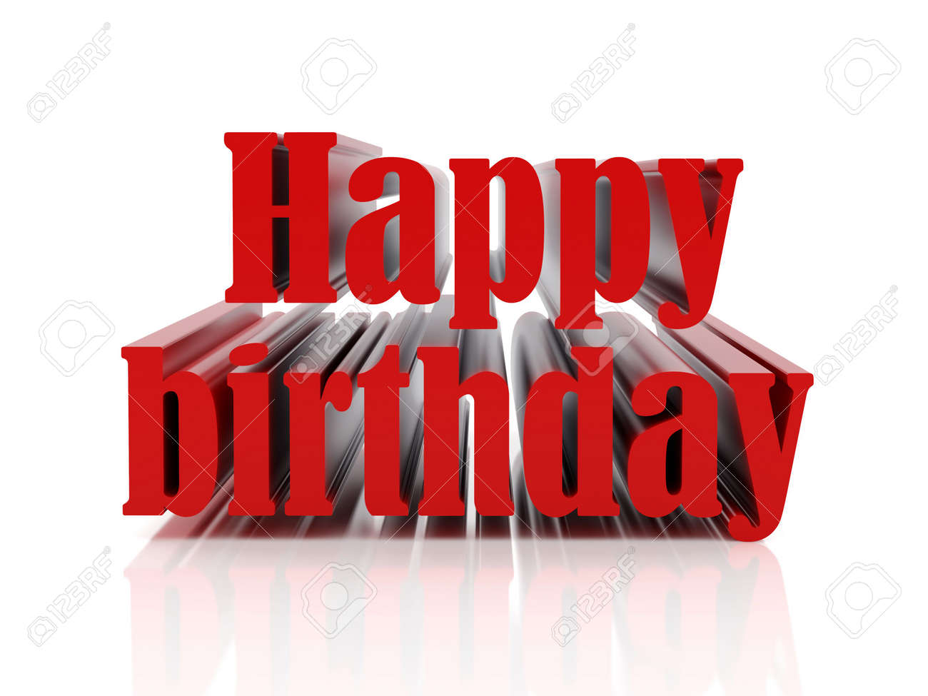 3d illustration redl text happy birthday high resolution image happy birthday pictures high resolution