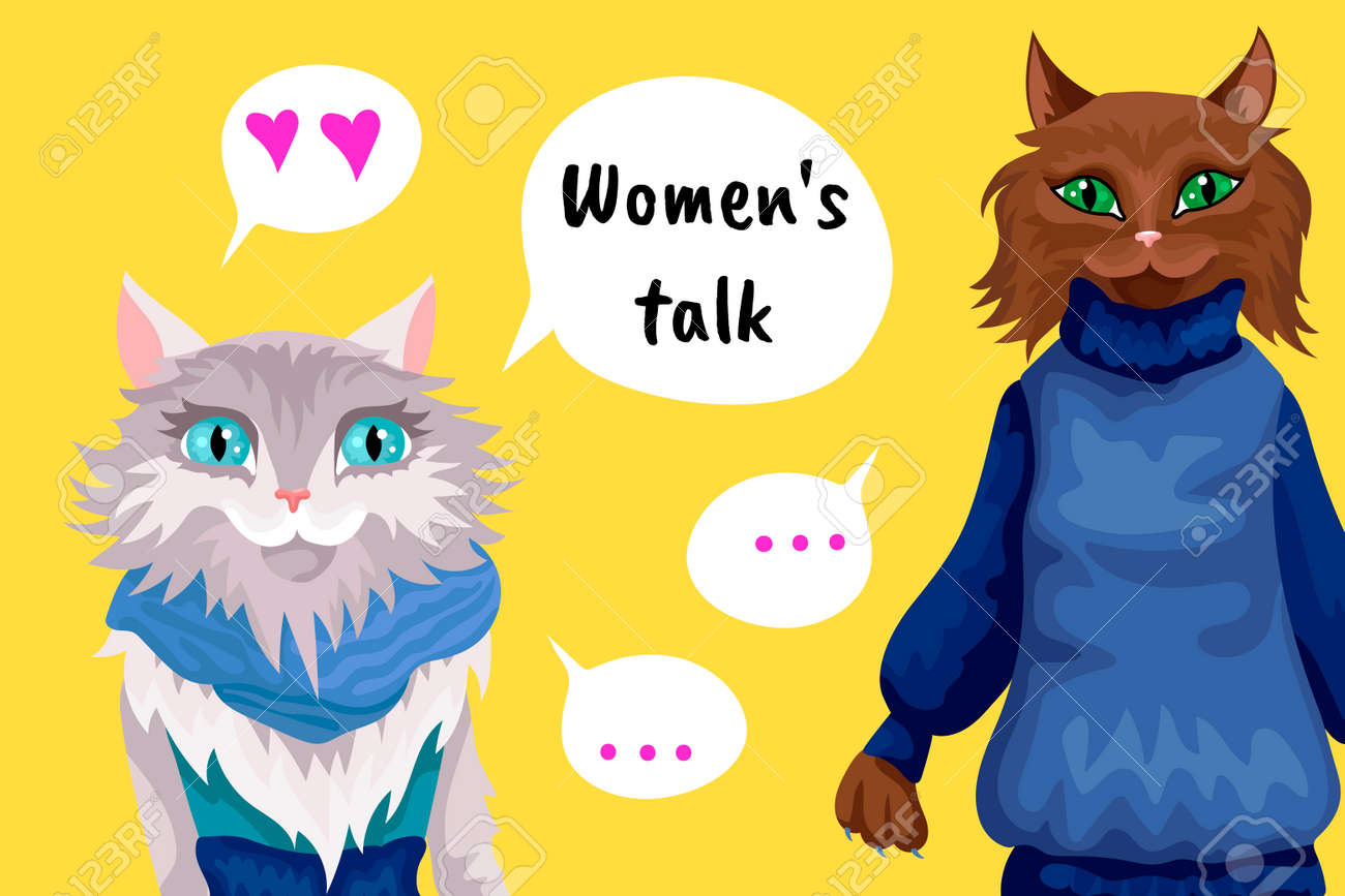 cat in human clothes