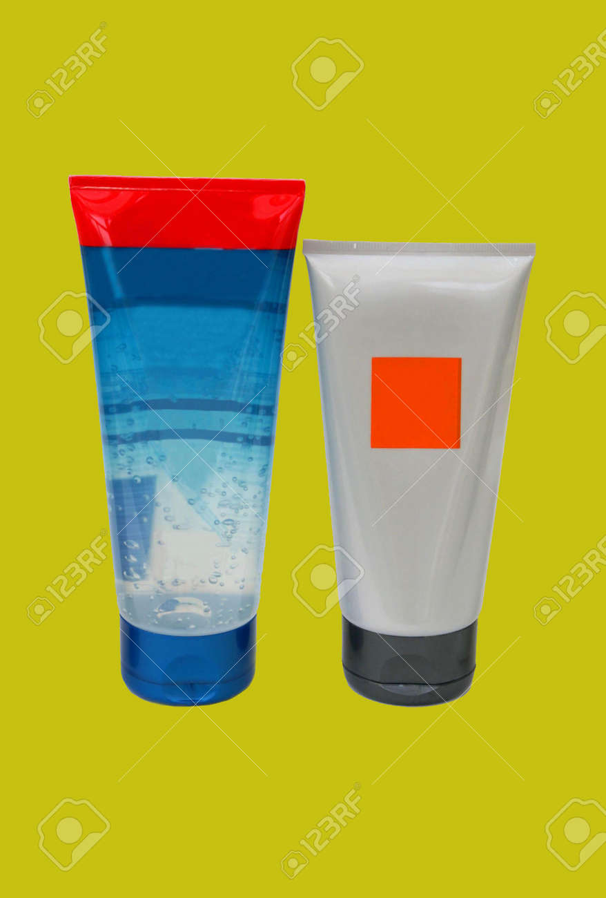 ボディケア製品 体バッファーと髪の保湿剤 男性ボディケア製品 の写真素材 画像素材 Image