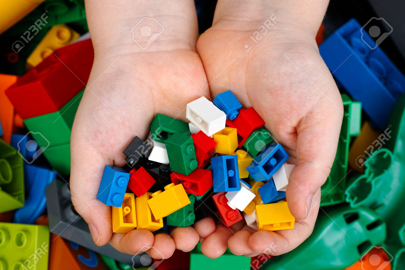 Tambov Russian Federation February 20 2015 Lego Bricks In