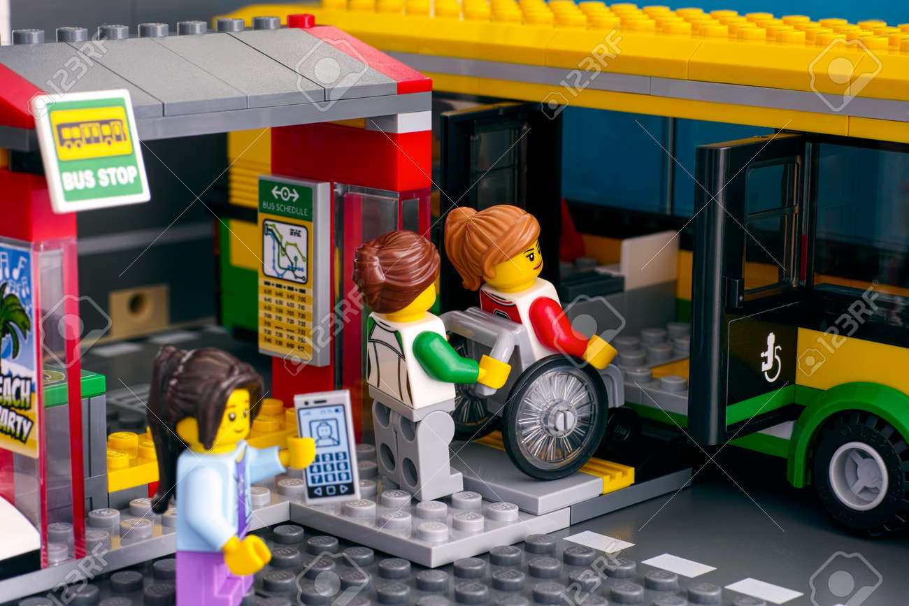 lego bus station