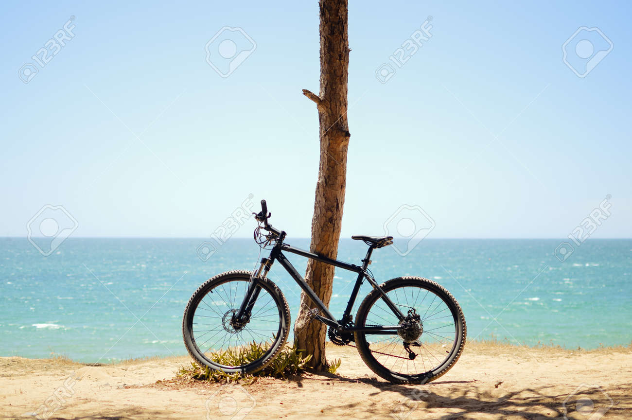 bicycle on the beach