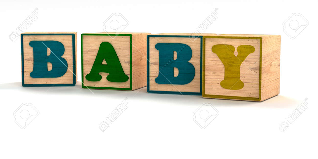 baby spelled out in
