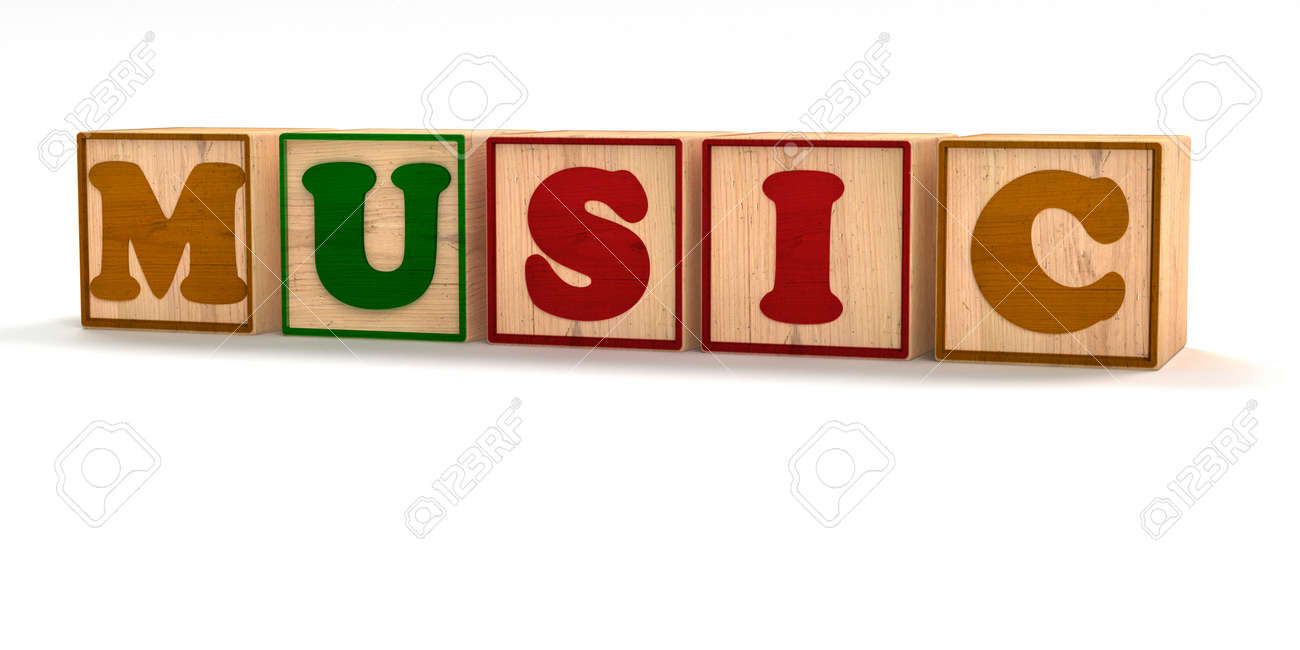 music spelled out in