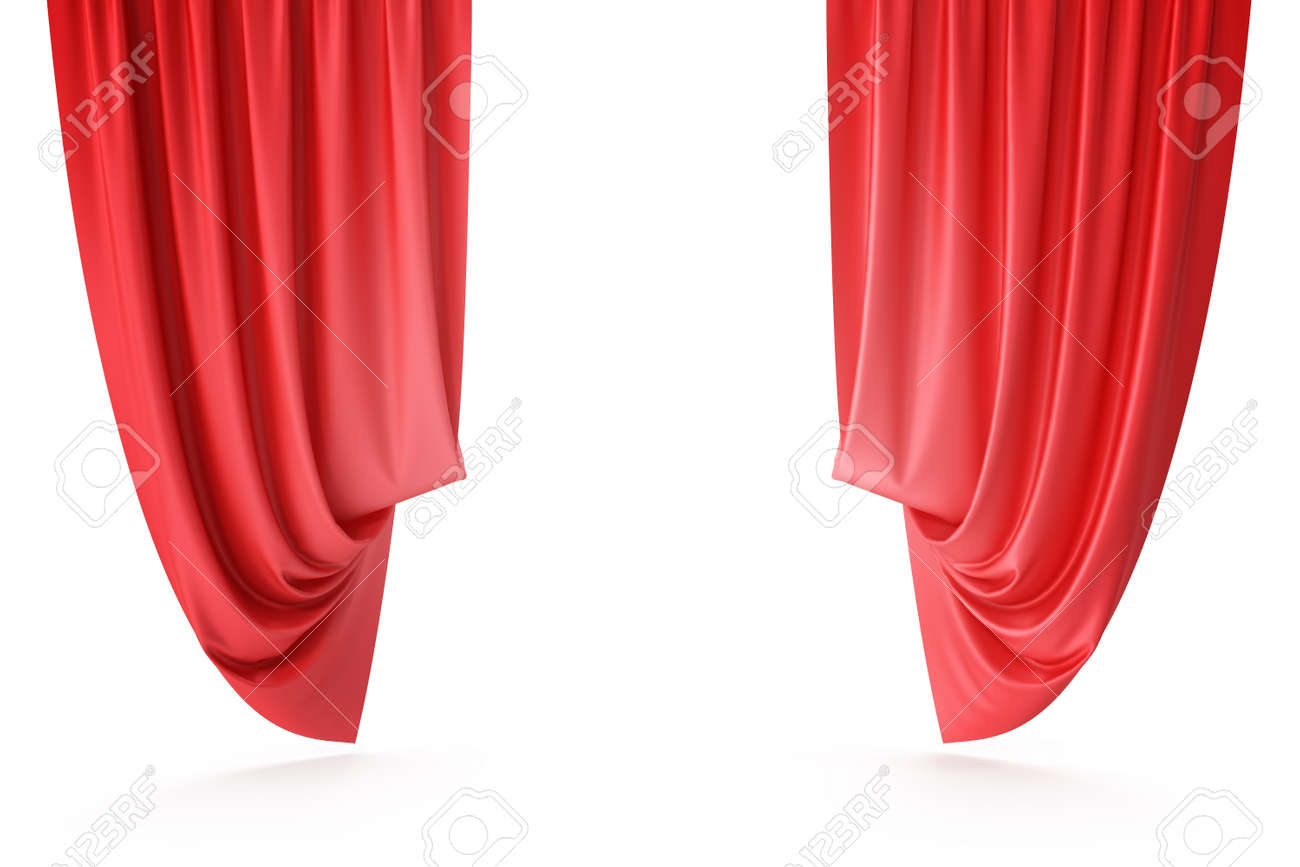 Des Rideaux De Scène En Velours Rouge, Des Draperies De Théâtre ... Des Rideaux De Scène En Velours Rouge, Des Draperies De Théâtre ...