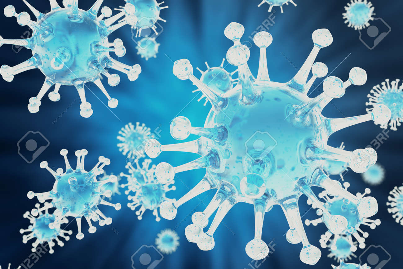 Virus De La Ilustracion 3d Bacterias Organismo Infectado De La Celula Fondo Abstracto Del Virus Fotos Retratos Imagenes Y Fotografia De Archivo Libres De Derecho Image 76682844