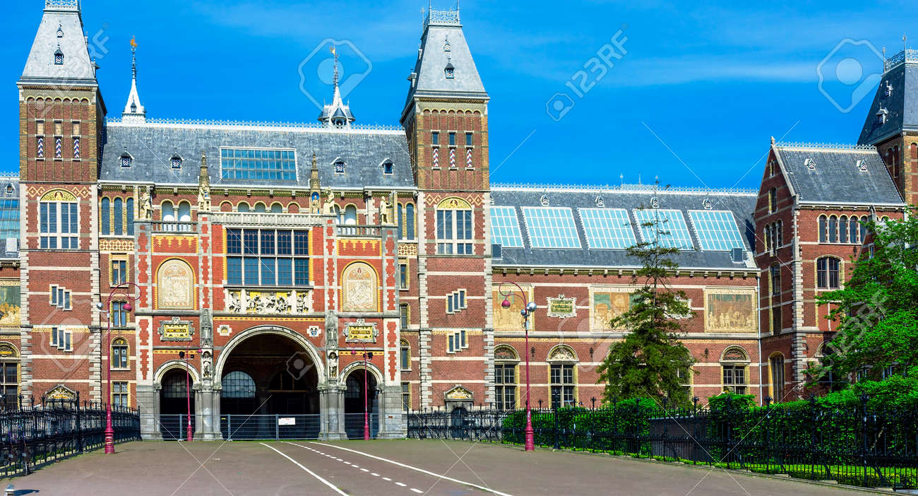 アムステルダム国立美術館 アムステルダムのミュージアムにオランダ国立博物館 1876年 15 年 の写真素材 画像素材 Image