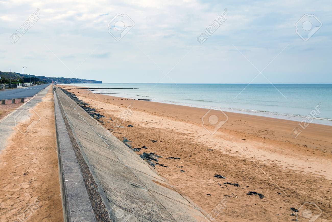 Omaha Beach Est Lune Des Cinq Plages Du Débarquement Dans Le Débarquement En Normandie Le 6 Juin 1944 Pendant La Seconde Guerre Mondiale Omaha Est
