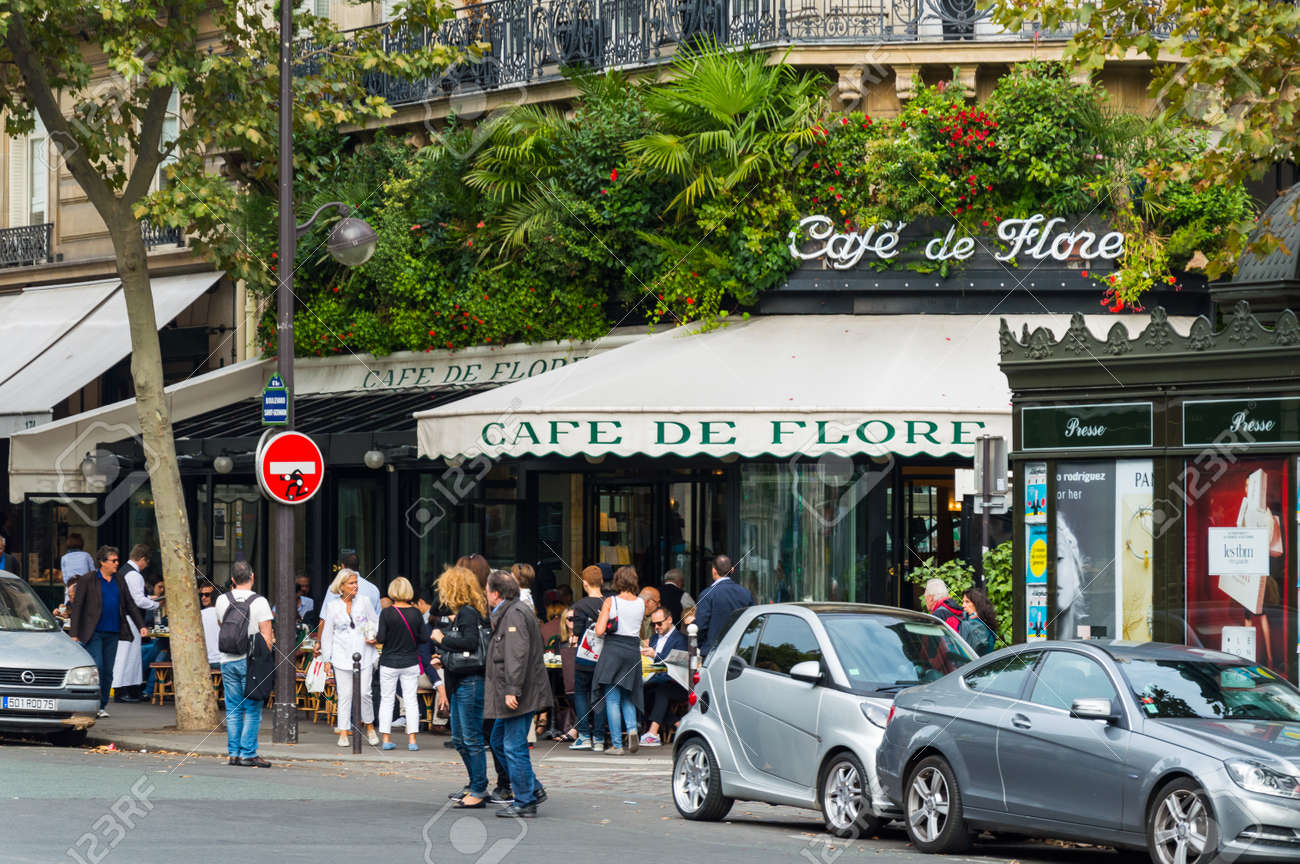 The Cafe De Flore Is One Of The Oldest Cafe In Paris Located
