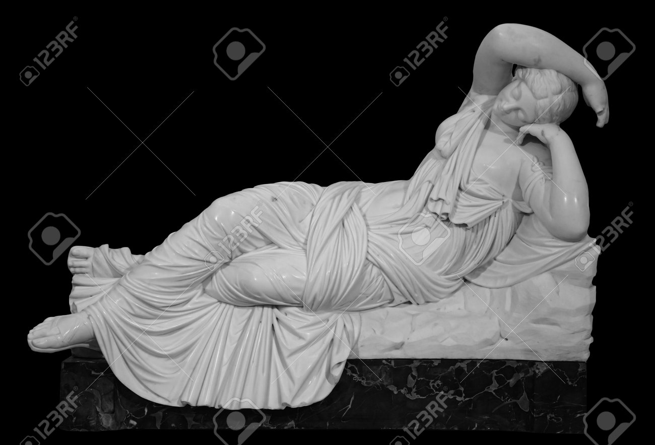 古代ローマ彫刻 女性像 ローマの顔、10 インチ (25 cm)、ローマの女性