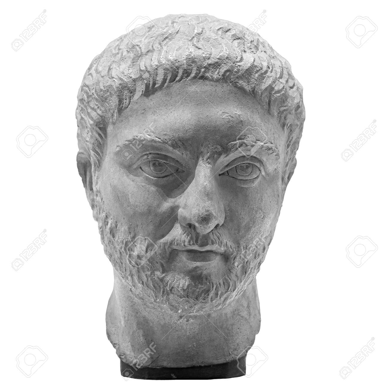 石膏像　髭の男 石膏像 髭の男 K-133 ひげの男胸像｜石膏像ドットコム（