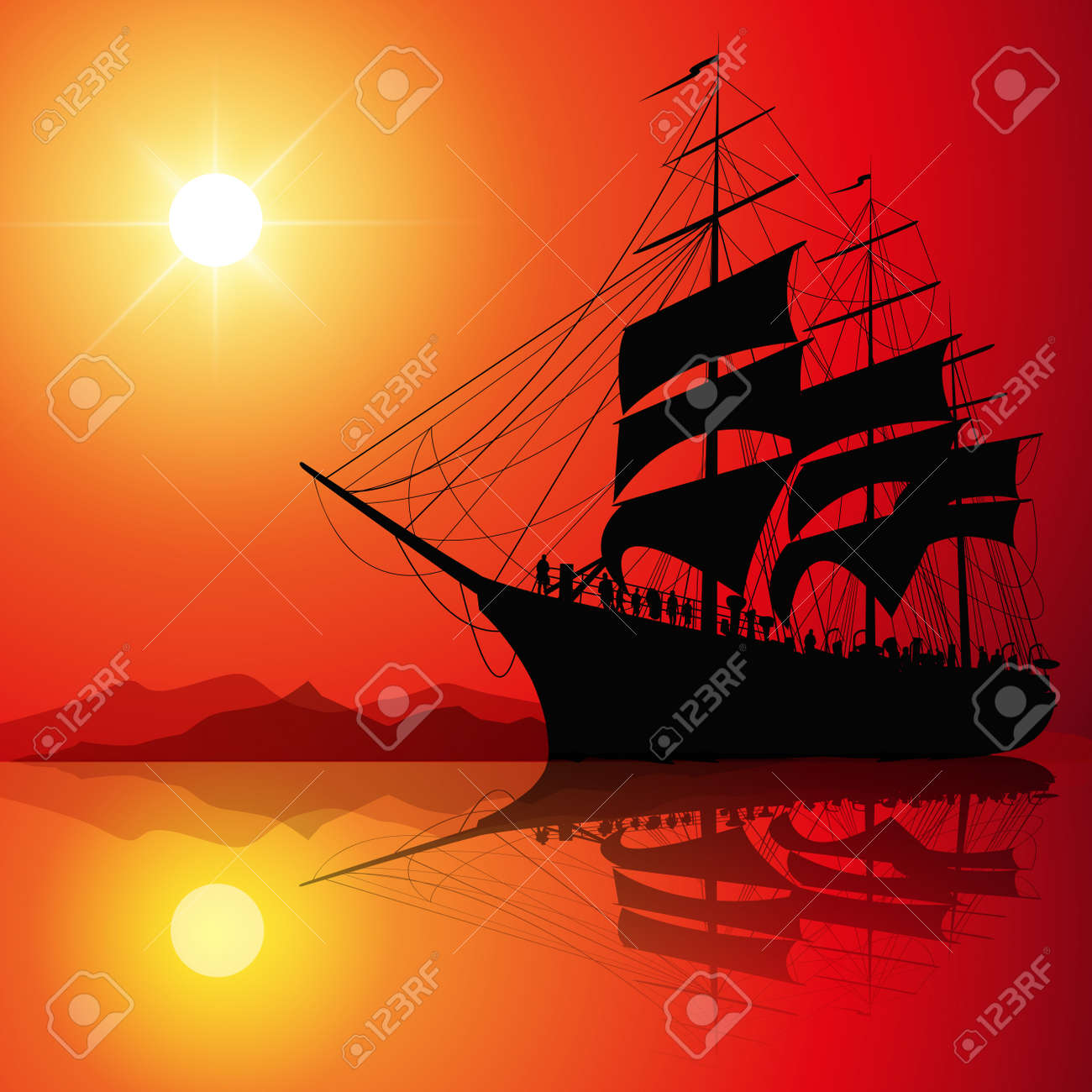 Segelschiff Auf Dem Meer Bei Sonnenuntergang Skyline. Vektor ... Segelschiffe auf dem meer sonnenuntergang
Segelschiffe auf dem meer sonnenuntergang
Segelschiff Auf Dem Meer Bei Sonnenuntergang Skyline. Vektor ...