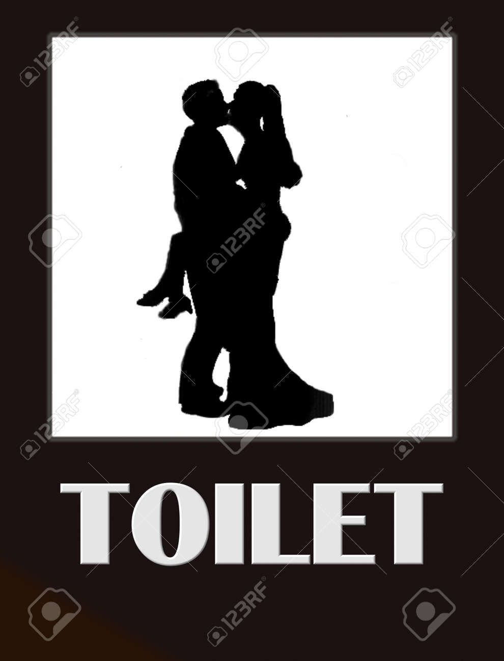 Bathroom Signs Male Female funny male and female bathroom sign black on white stock photo Bathroom Signs Male Female funny male and female bathroom sign black on white stock photo