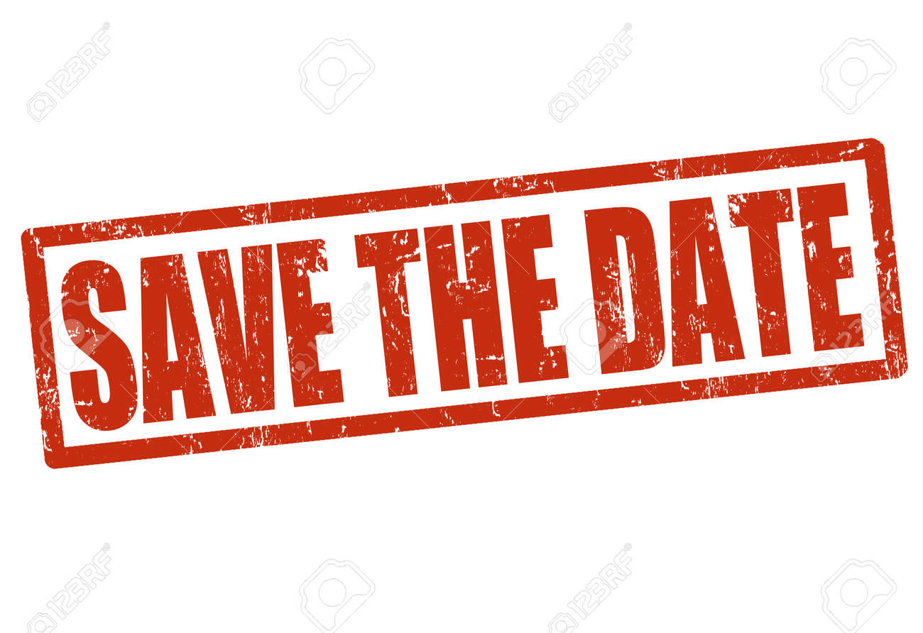 save the date grunge rubber stamp on white vector illustration free save the dates