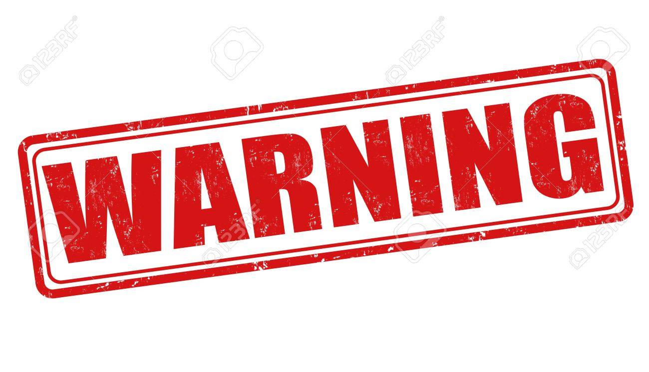 警告グランジ スタンプ白 ベクトル イラスト のイラスト素材 ベクタ Image