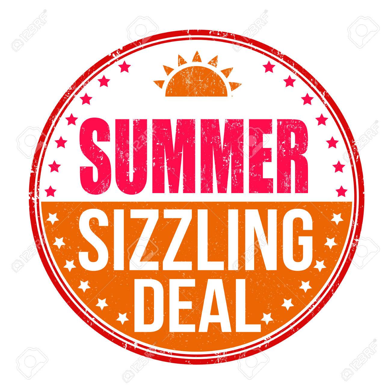 Sizzling summer deal grunge rubber stamp on white background, vector illustration - 39732699 Sizzling summer deal grunge rubber stamp on white background, vector illustration - 39732699
