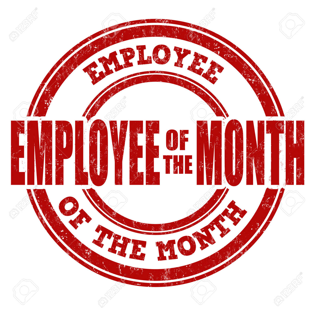 employee of the month grunge rubber stamp on white vector illustration employee of month