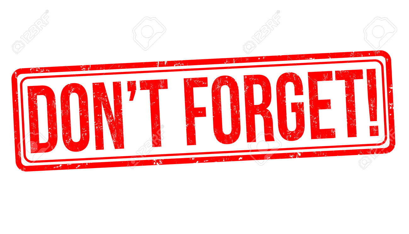 Dont Forget