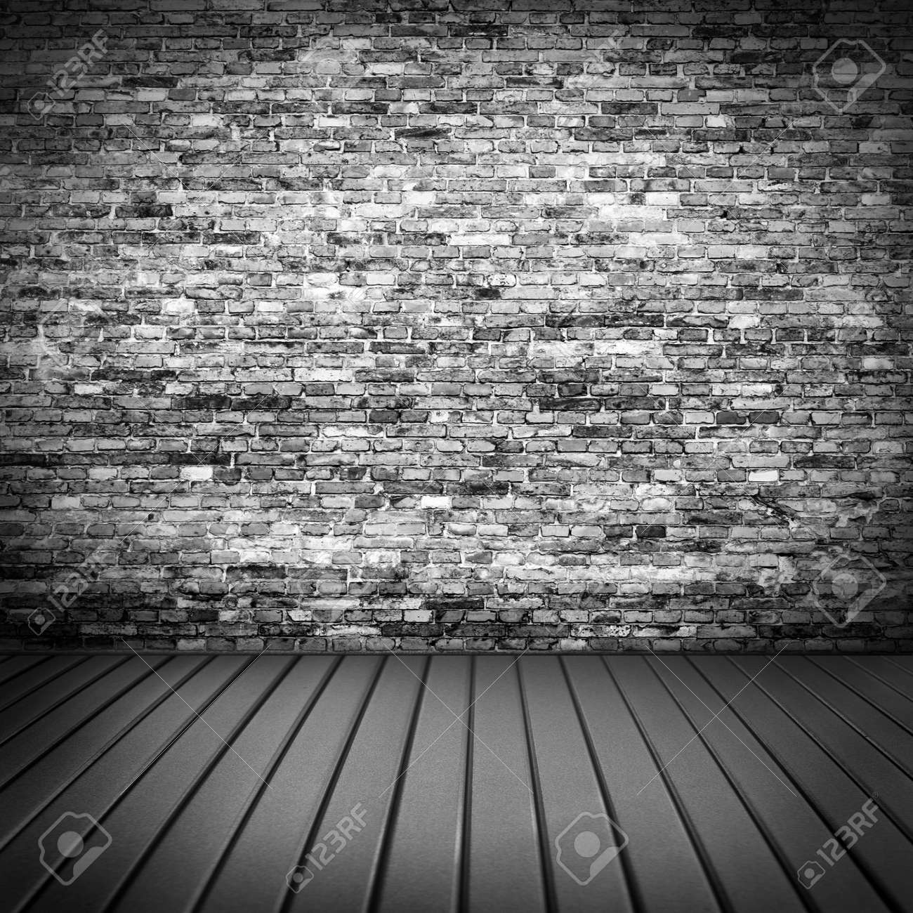 Textura Oscura Pared De Ladrillo En El Interior De La Casa Con