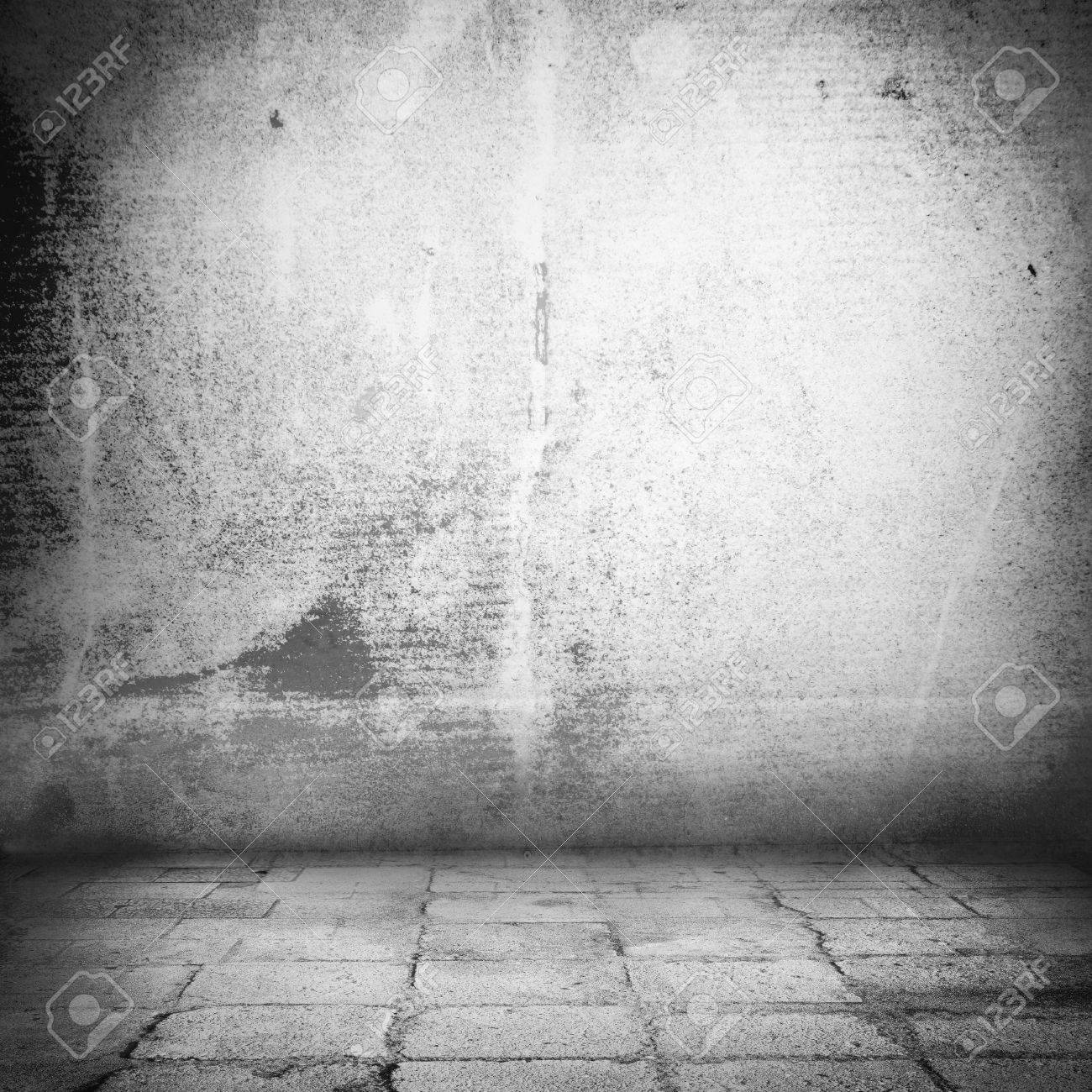 グランジ都市背景の古い壁のテクスチャや歩道 インテリアの背景 の写真素材 画像素材 Image