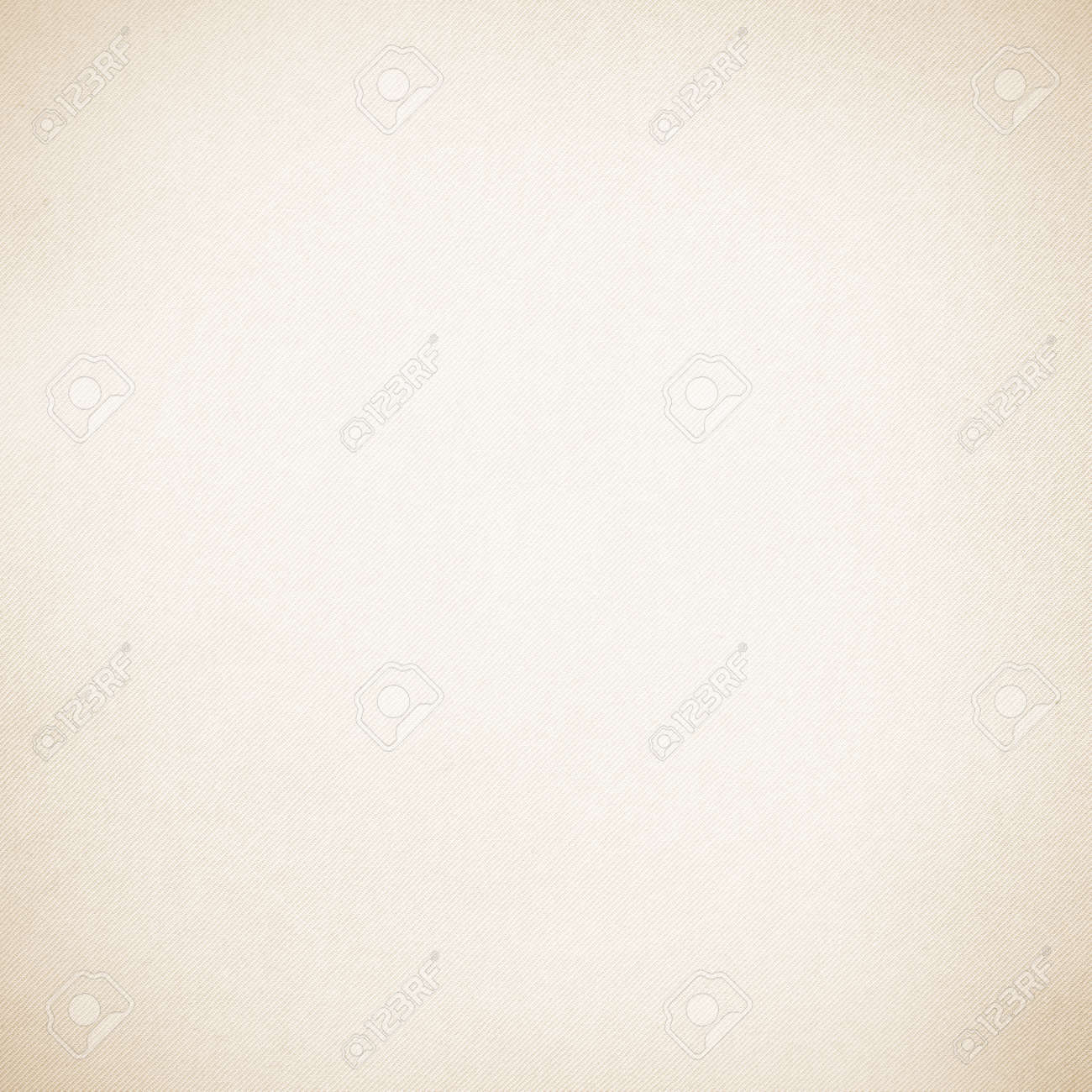 白い壁紙ベージュ キャンバスのテクスチャ背景の微妙なビネットおよび斜めの線 の写真素材 画像素材 Image