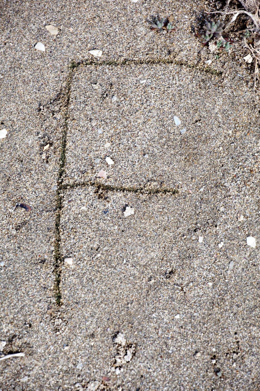 Raccolta Di Manoscritta Dellalfabeto Inglese Nella Esotica Spiaggia Del Mare Di Sabbia Di Istruzione Lettera Testo Vacanza O Turismo