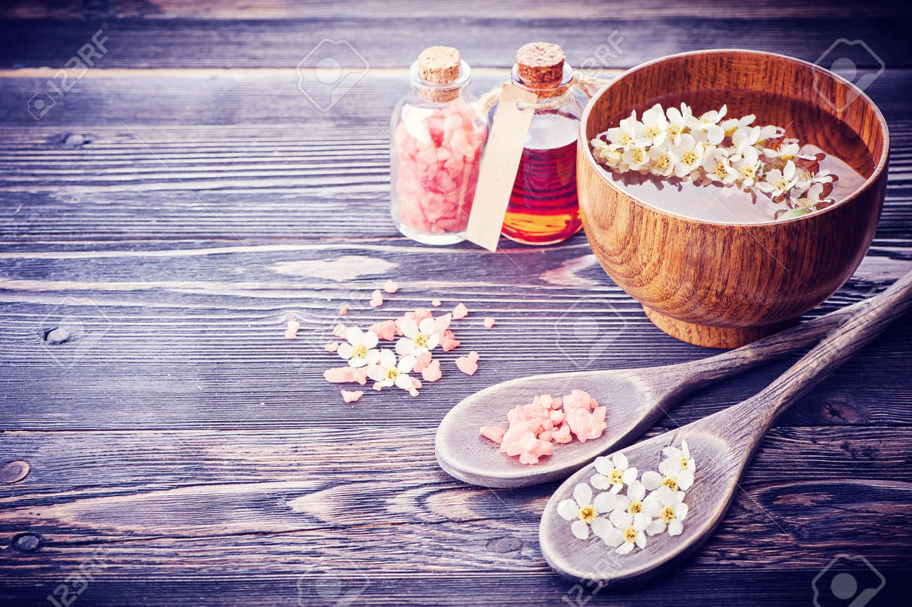 Spa. Aromatherapy essential oils, flowers, sea salt. Spa set - 36298518 Spa. Aromatherapy essential oils, flowers, sea salt. Spa set - 36298518