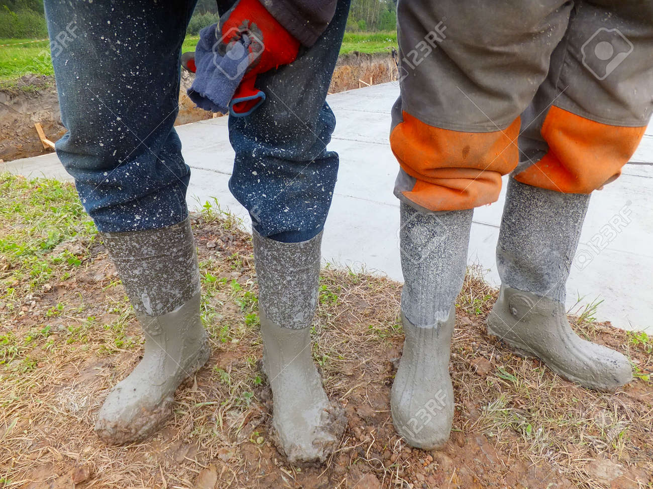 best concrete rubber boots