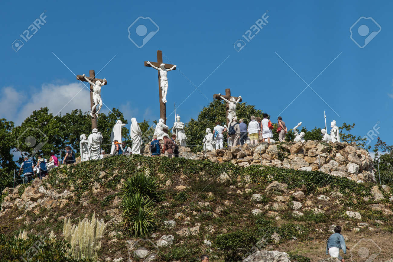 Pontchateau France September 11 16 Way Of The Cross And Stock Photo Picture And Royalty Free Image Image
