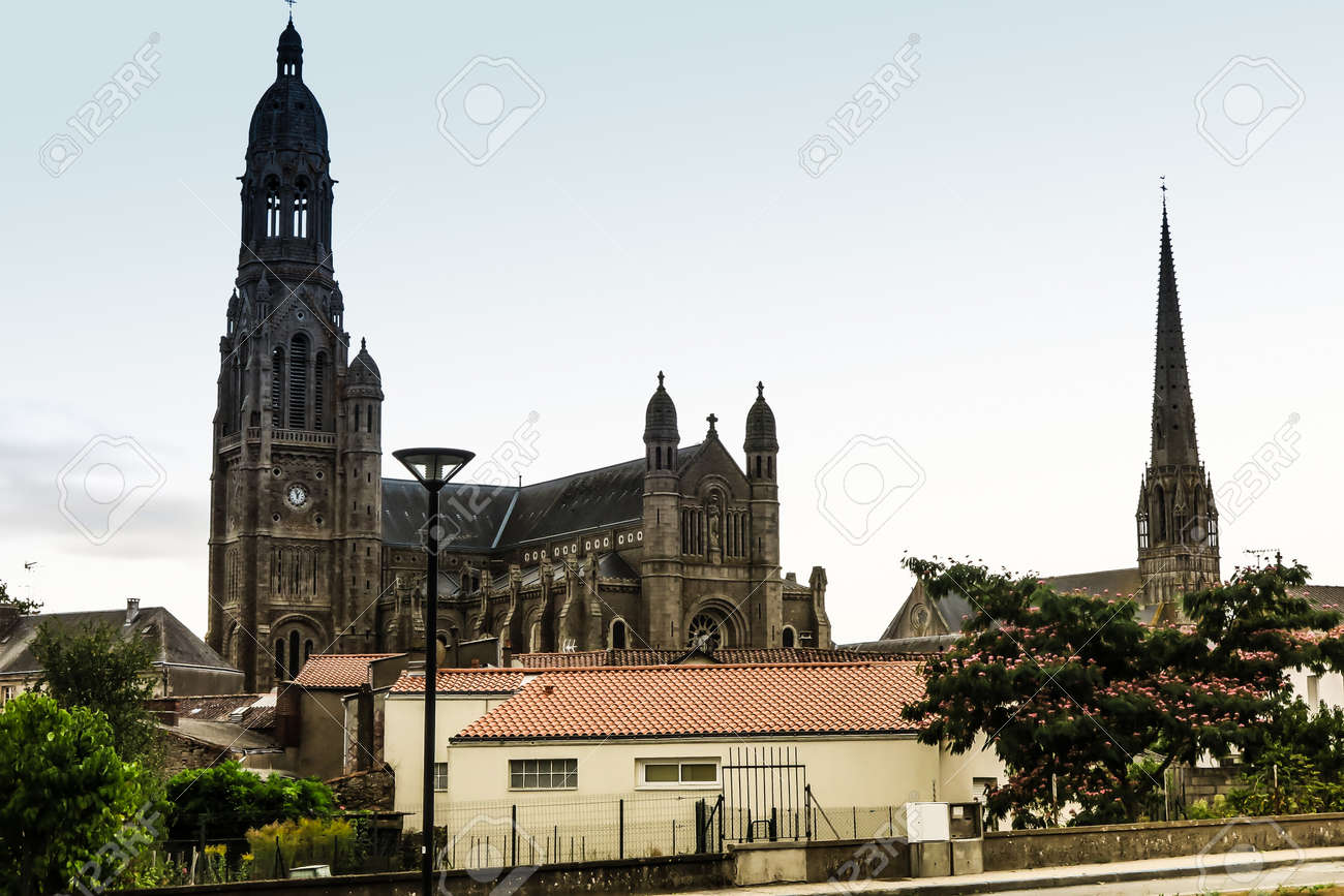 The Basilica Of St Louis De Montfort At Saint Laurent Sur Sevre In The Vendee Department In The Pays De La Loire Region In France Stock Photo Picture And Royalty Free Image Image 66103699