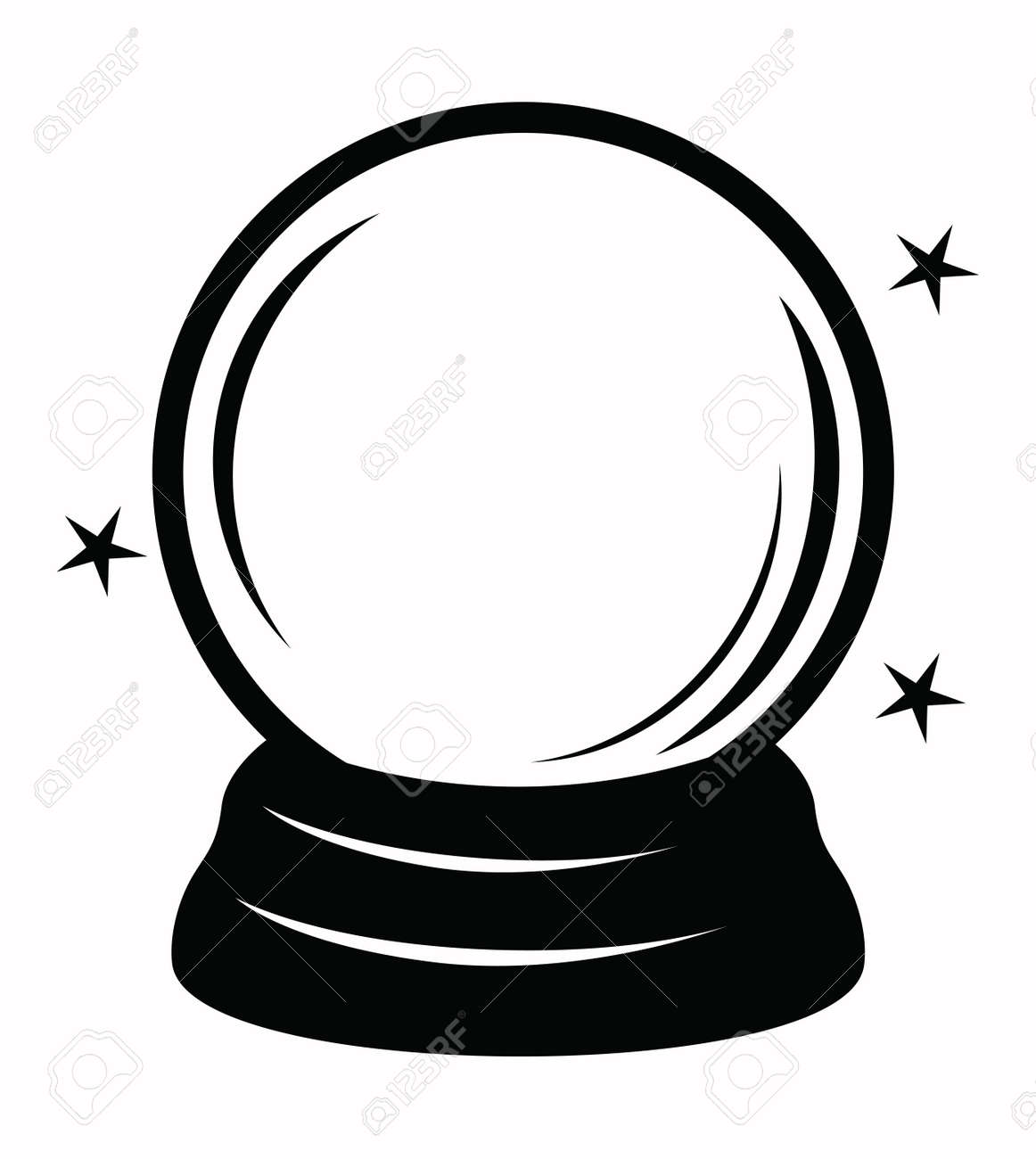 Crystal Ball Royalty Free Cliparts Vectors And Stock Illustration Image 33472979