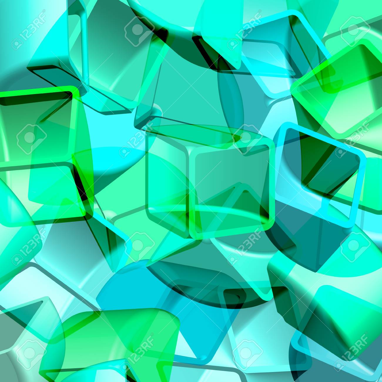 Abstract 3d illustration of cubes - 14580732 Abstract 3d illustration of cubes - 14580732