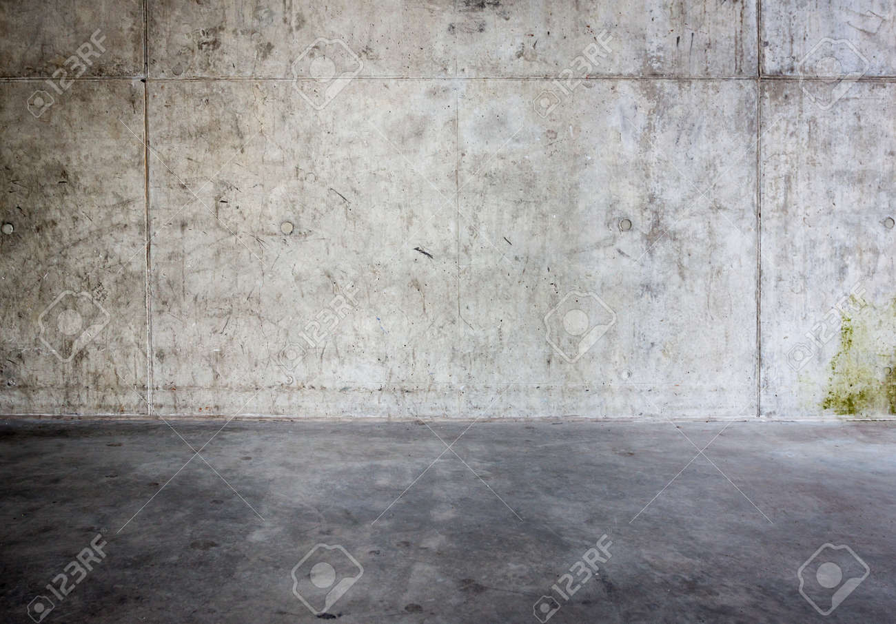 Mur de béton sale et le sol en arrière-plan Mur de béton sale et le sol en arrière-plan