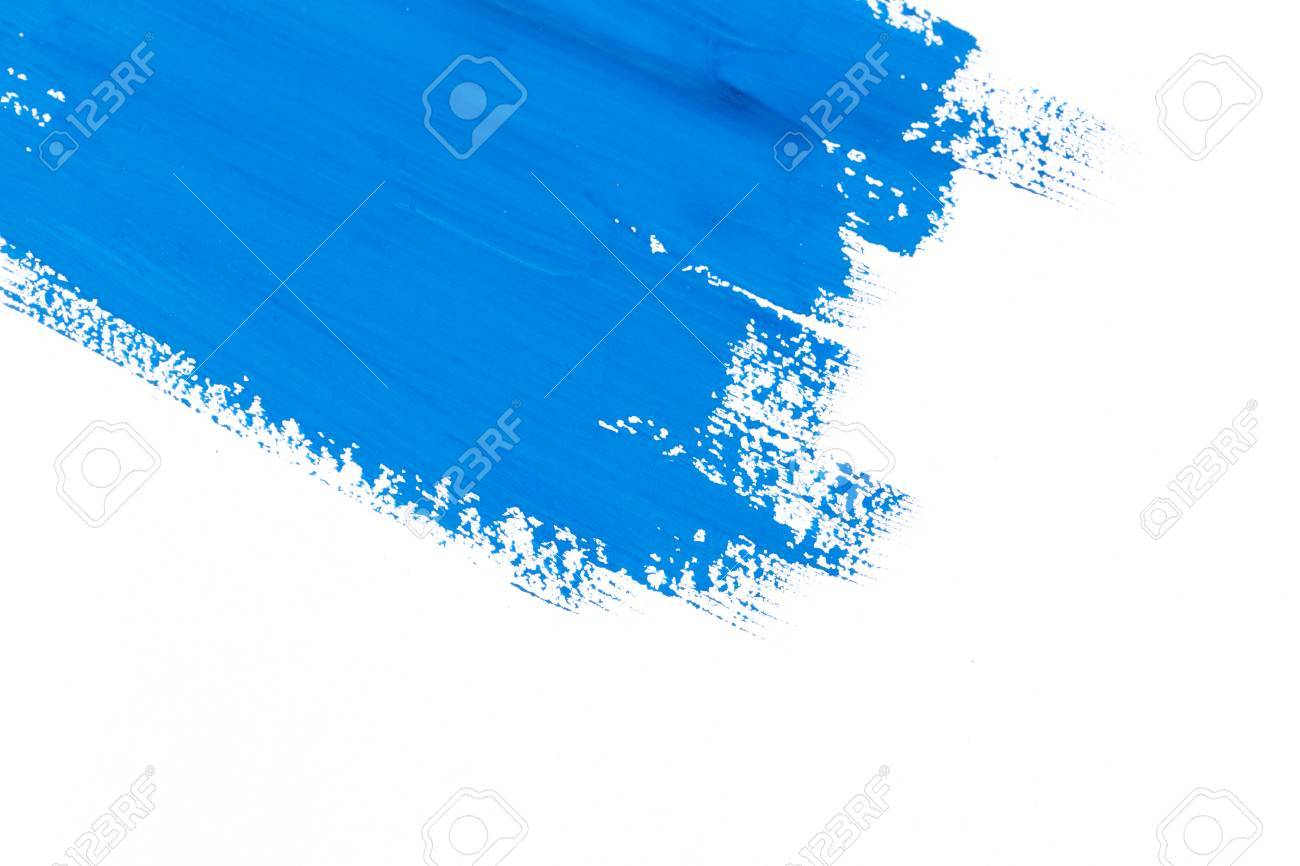 stroke blue paint brush color water watercolor isolated on white background - 37311974 stroke blue paint brush color water watercolor isolated on white background - 37311974